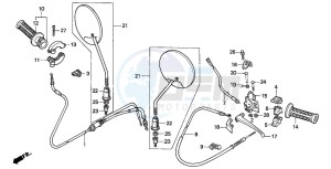 SK50M drawing HANDLE LEVER/SWITCH/CABLE (2)