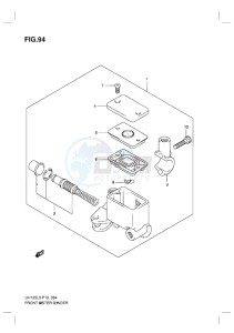 UH125ZE BURGMAN EU drawing FRONT MASTER CYLINDER