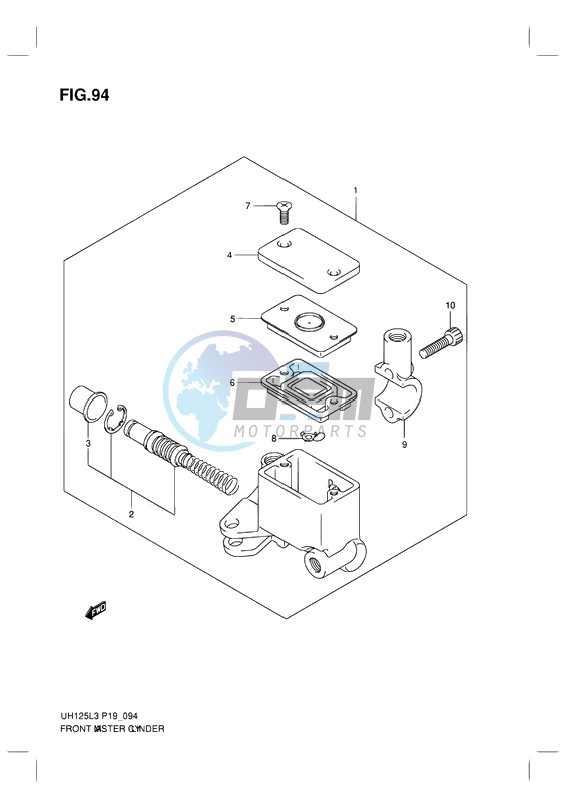 FRONT MASTER CYLINDER