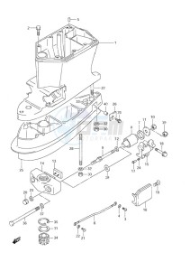 DF 70 drawing Drive Shaft Housing