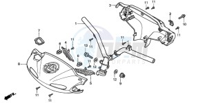 SFX50MM drawing STEERING HANDLE/ HANDLE COVER (1)