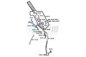 PEOPLE S 50 4T from 05-2009 drawing Brake Master Cylinder