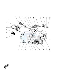 C2 SS TR [ROADRUNNER] (SS-TR) 125 [ROADRUNNER] drawing IGNITION_GENERATOR -- Till E_NO. 909149- -