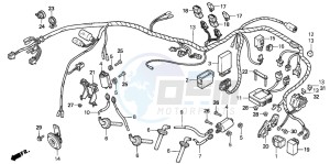 VF750C drawing WIRE HARNESS