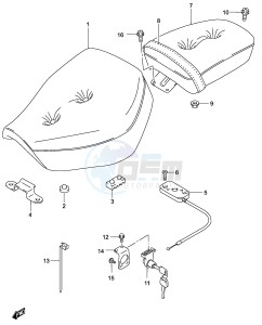 GZ250 (P34) drawing SEAT