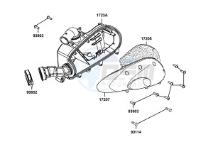 G-DINK 50 Netherlands drawing Air Cleaner