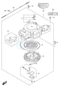 DF 20A drawing Recoil Starter