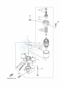 FT50CETX drawing STARTING-MOTOR