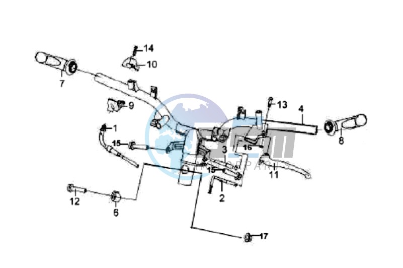 HANDLEBAR / BRAKE LEVERS /CABLES