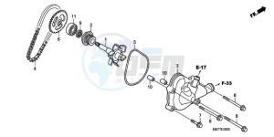 XL1000VA9 E / ABS MKH drawing WATER PUMP