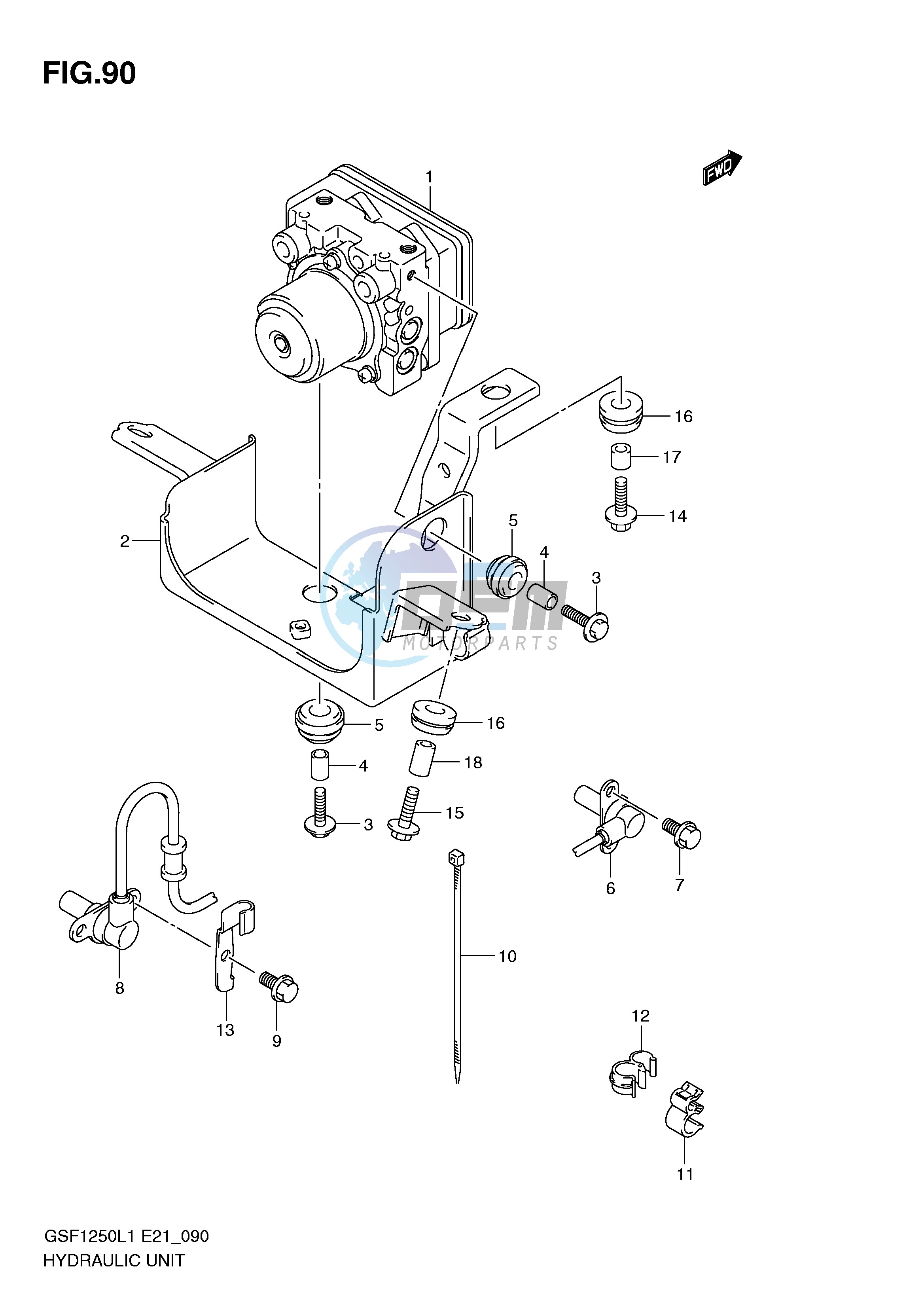 HYDRAULIC UNIT (GSF1250AL1 E24)