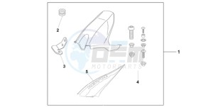 CBR1000RR9 Australia - (U / MME SPC) drawing HUGGER REPSOL REPLICA