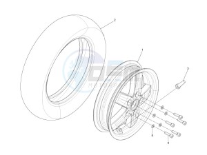 S 125 4T 2V E3 Taiwan drawing Front wheel