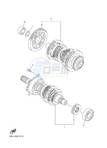 FJR1300AE FJR1300-AS FJR1300AS (B954) drawing TRANSMISSION