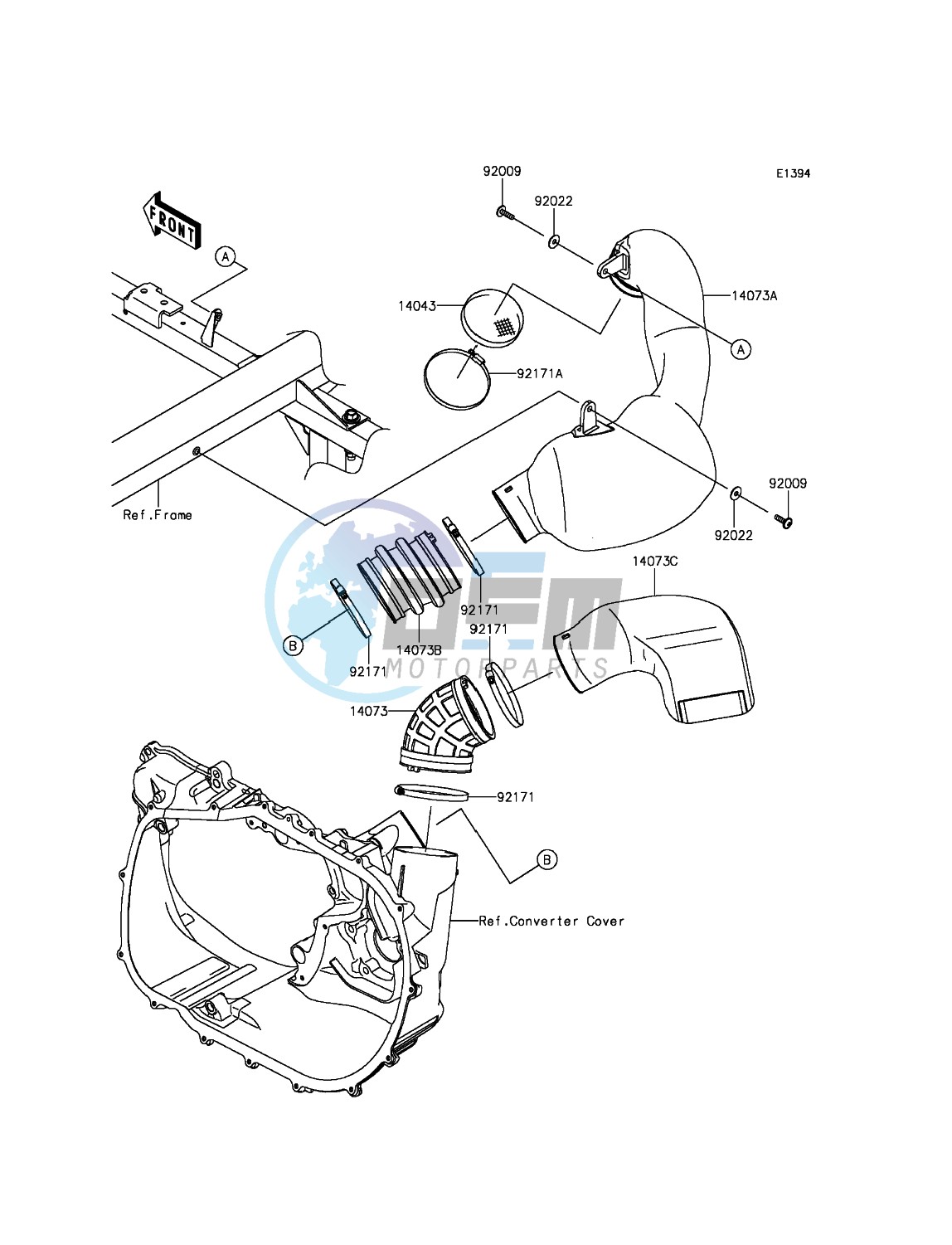 Air Cleaner-Belt Converter