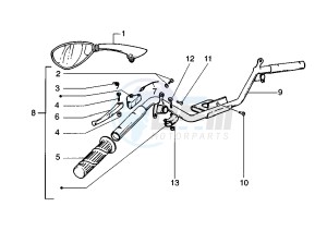 ET4 125 drawing Rear brake control