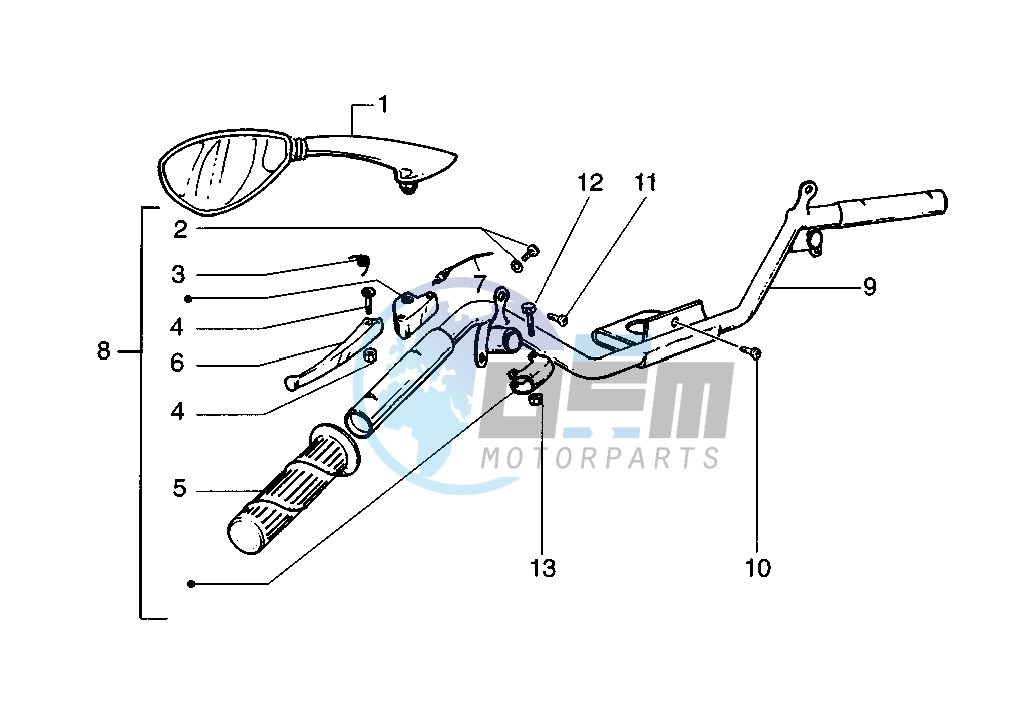 Rear brake control