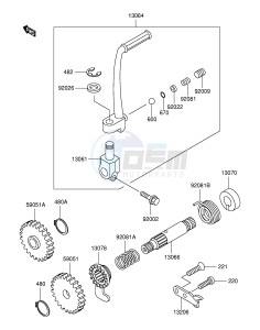 RM60 (E24) drawing KICKSTARTER MECHANISM