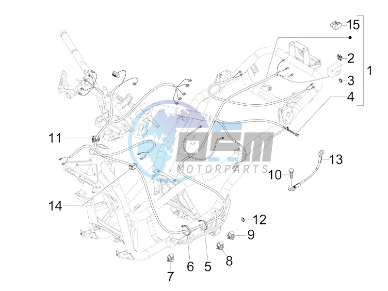 Main cable harness