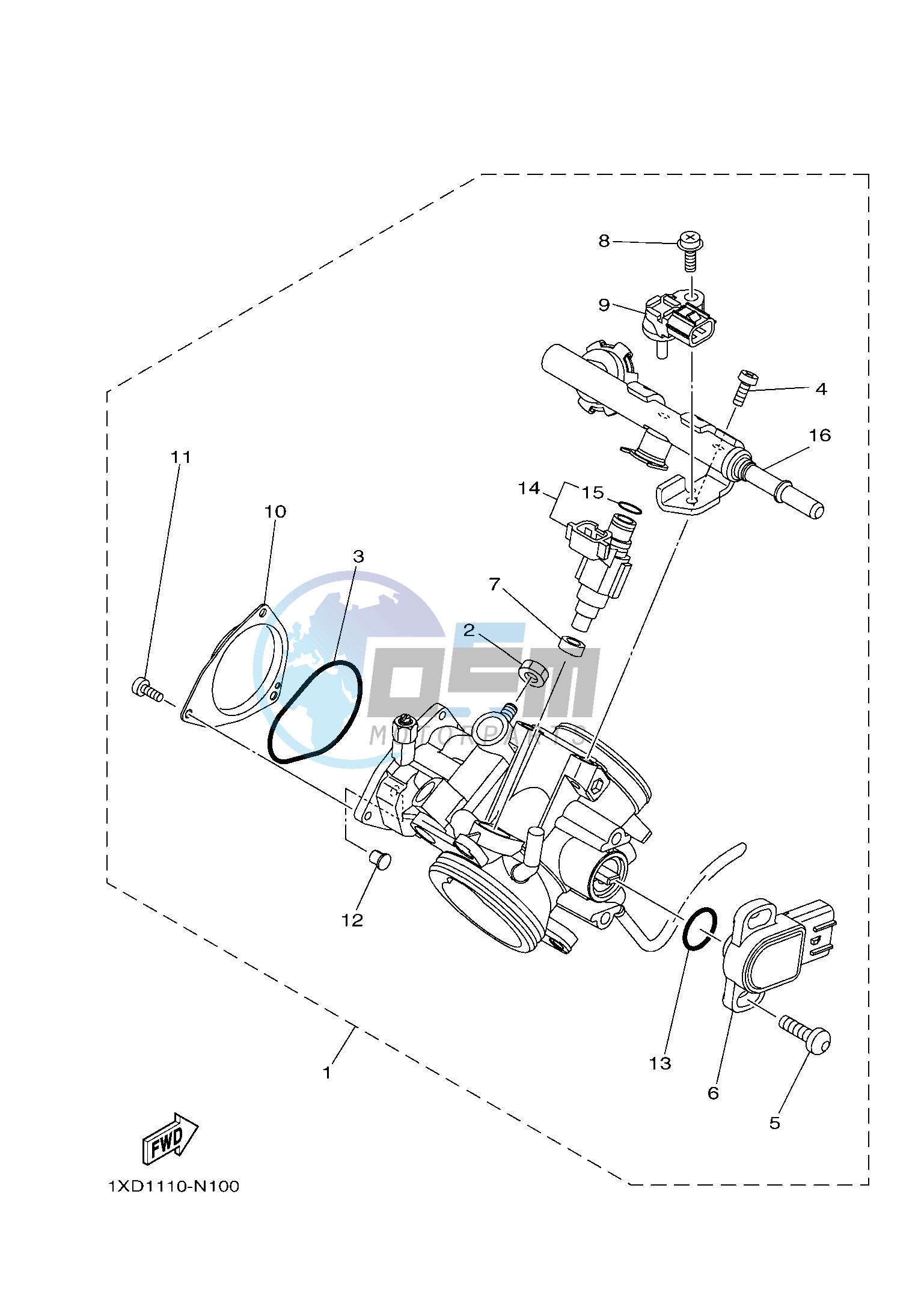 THROTTLE BODY ASSY 1