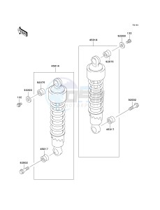 EN 500 C [VULCAN 500 LTD] (C6F-C9F) C6F drawing SUSPENSION_SHOCK ABSORBER