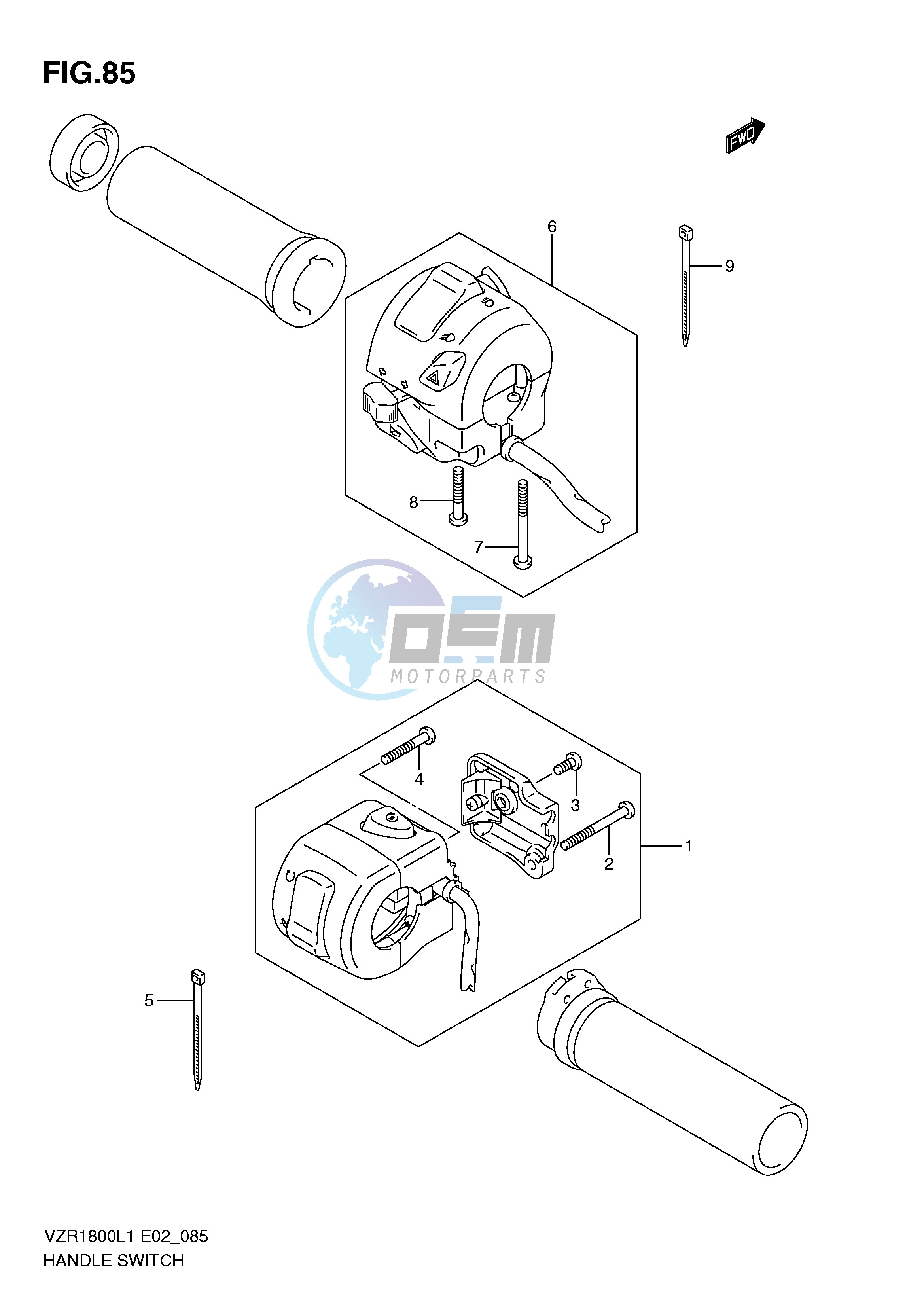 HANDLE SWITCH (VZR1800L1 E19)