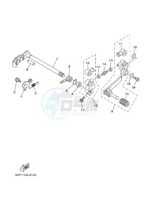 TT-R125 TT-R125LW (2CP8) drawing SHIFT SHAFT