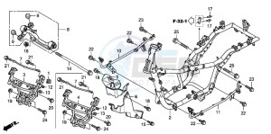 FES125 S-WING drawing FRAME BODY (FES1257/A7)(FES1507/A7)