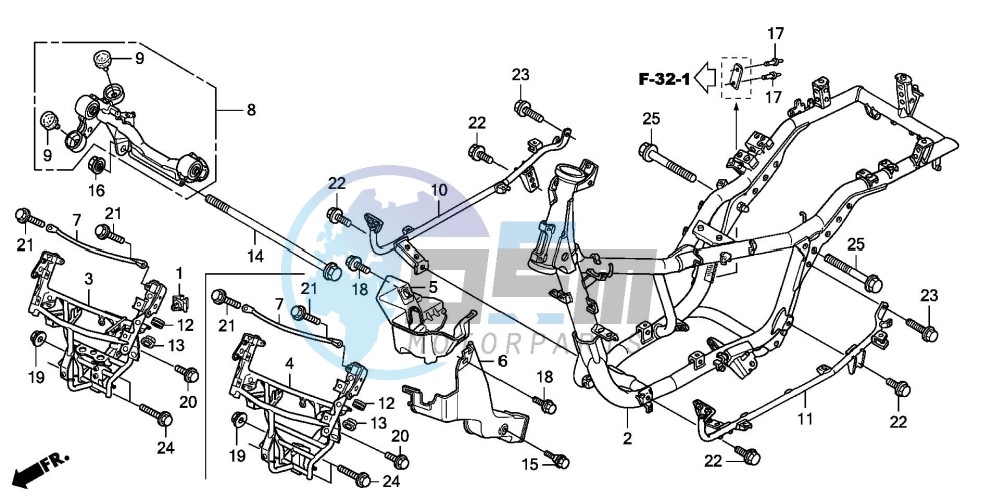 FRAME BODY (FES1257/A7)(FES1507/A7)