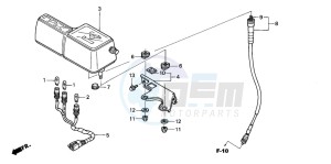 XR250R drawing METER (CL/DK/ED/U)