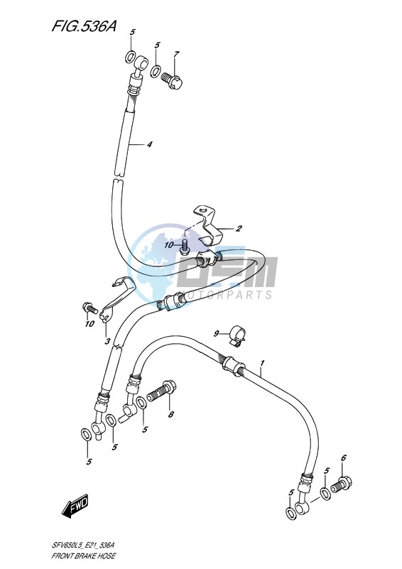 FRONT BRAKE HOSE