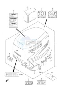 DF 30 drawing Engine Cover