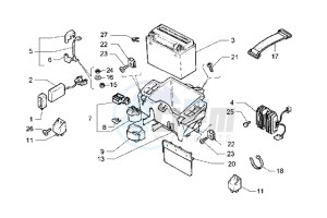 Hexagon 250 GT drawing Battery