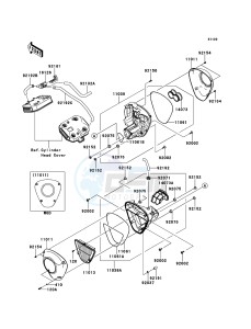 VN1700_VOYAGER_CUSTOM_ABS VN1700KBF GB XX (EU ME A(FRICA) drawing Air Cleaner