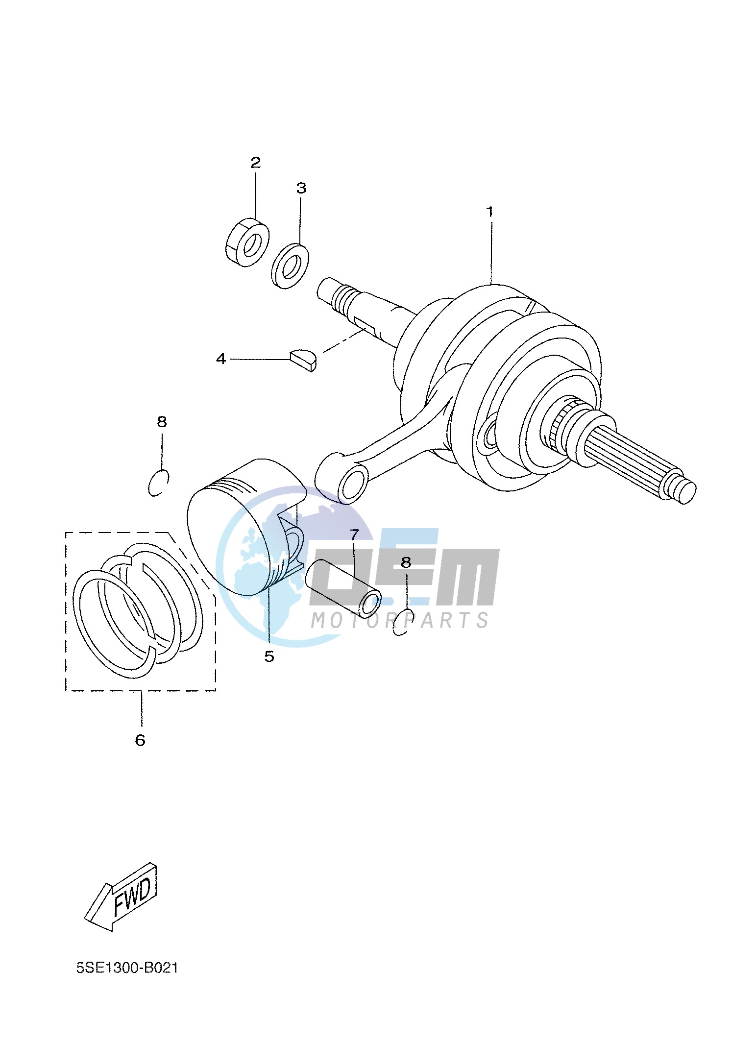 CRANKSHAFT & PISTON