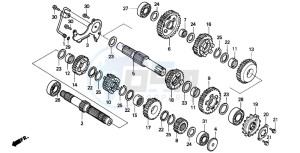 VT600C 400 drawing TRANSMISSION (2)