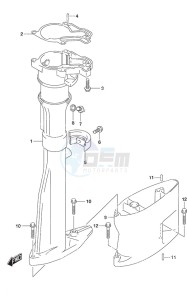 DF 2.5 drawing Drive Shaft Housing (L)