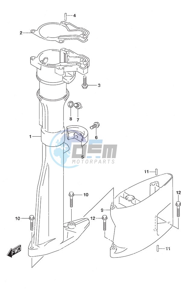 Drive Shaft Housing (L)