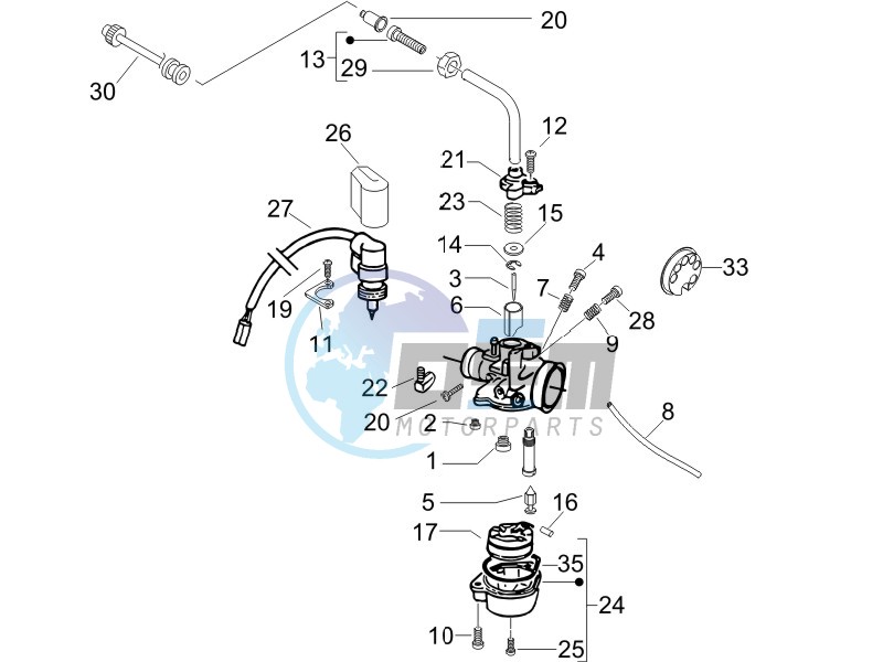 Carburetors components