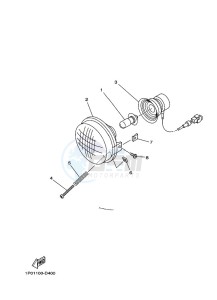 YFM700FWB YFM70KDXK (B6K3) drawing HEADLIGHT