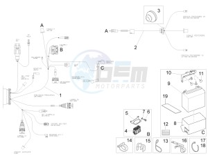 V9 Roamer 850 (USA) drawing Sistem kelistrikan belakang