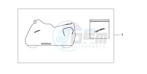 VFR800 drawing INDOOR CYCLE COVER