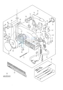 DF 70 drawing Remote Control (1998-2003)