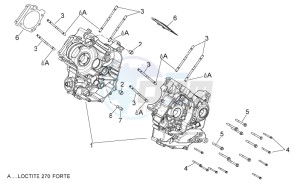 Shiver 750 (AA, JP, K, MAL, T, TW) drawing Crankcases I