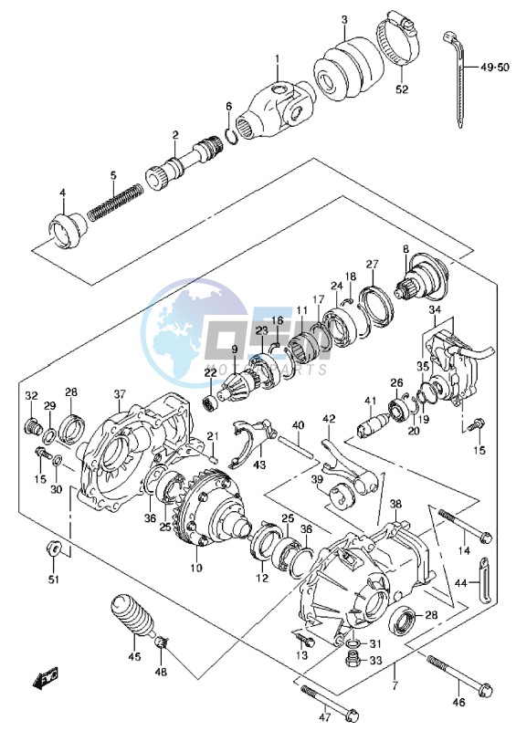 FINAL BEVEL GEAR (FRONT)