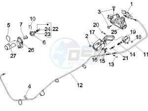 GTS 250 ABS UK drawing Locks