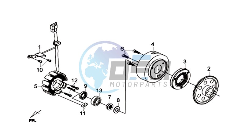 FLYWHEEL STATOR