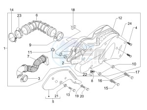 Runner 125 VX 4t e3 drawing Air filter