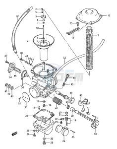 LS650 (E28) SAVAGE drawing CARBURETOR