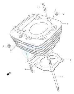 GZ250 (E1) drawing CYLINDER